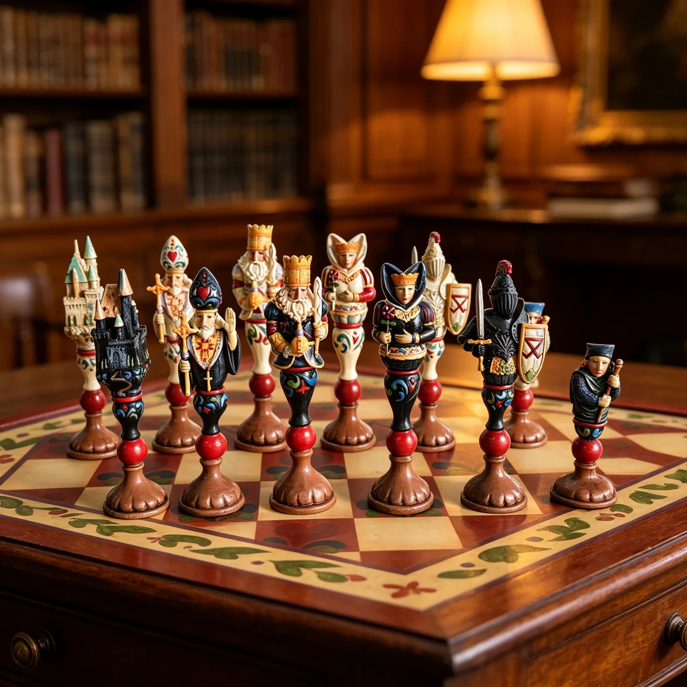 Resin chess collection