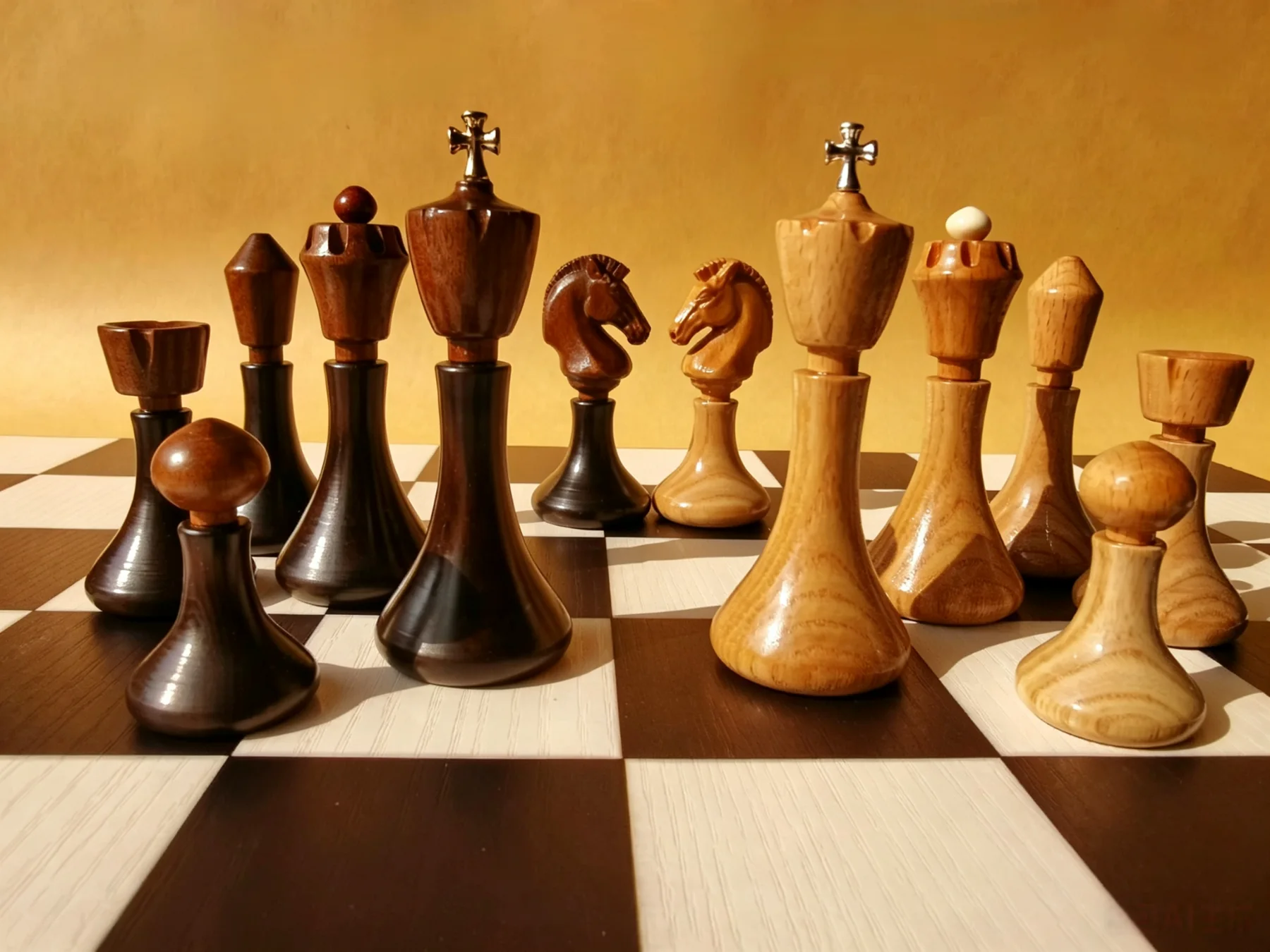 Solid Wood chess collection